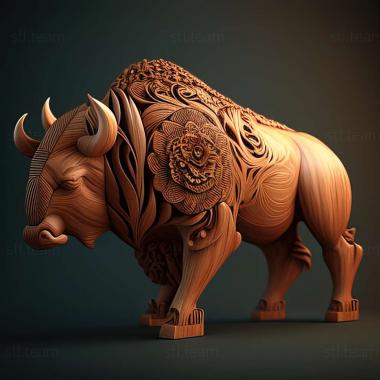 3D model Bayerli Turk famous animal (STL)